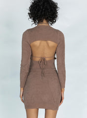 Dani Mini Dress Brown