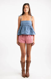 Ethel Blue Denim Top