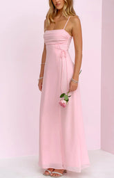 Flossie Pink Sleeveless Maxi Dress