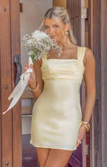 Macayle Yellow Mini Dress