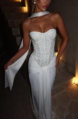 Carina Maxi Dress - Ivory