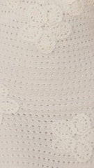 Elodie Crotchet Maxi Dress - White