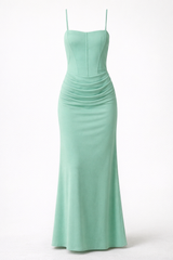 Adara Corset Maxi Dress Blue