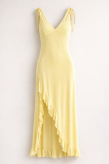 Lemon Solstice Maxi Dress