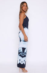Shadow Bloom Maxi Dress
