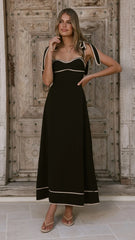 Beverly Maxi Dress - Black