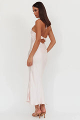 Jassinta Keyhole Bust Maxi Dress Pink