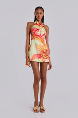 Orquidea Tropical Mini Dress