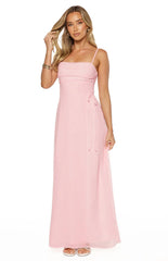 Flossie Pink Sleeveless Maxi Dress