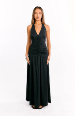Gloria Black Maxi Dress