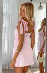 Jaycee Baby Pink Mini Dress