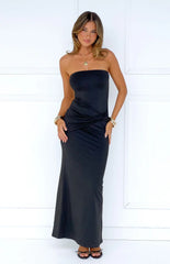Matilda Black Strapless Maxi Dress