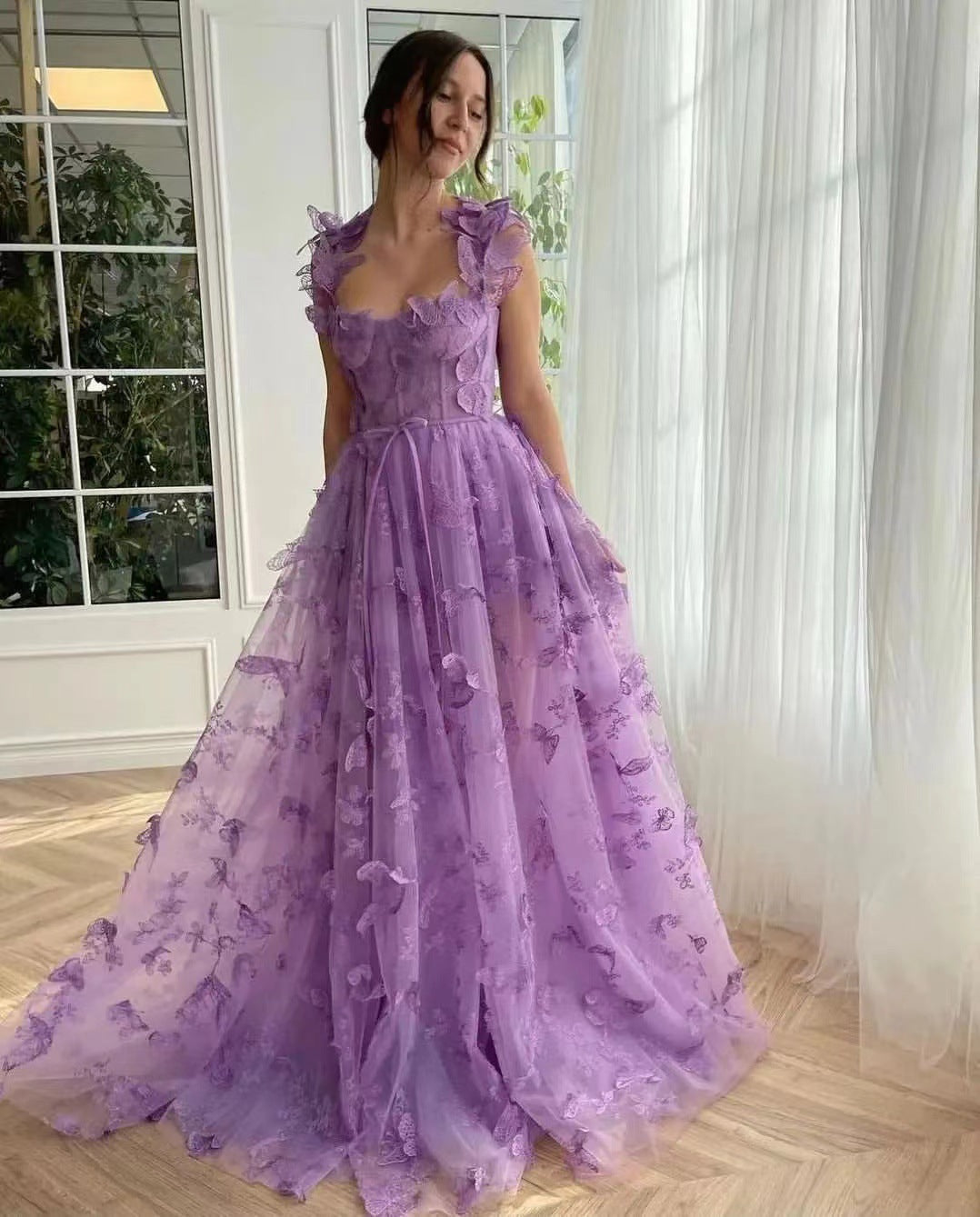 Elegant Solid Patchwork V Neck Evening Dress Dresses