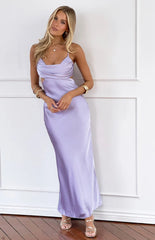 Taleah Lilac Cut Out Maxi Dress