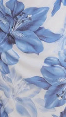 Ellita Maxi Dress - Blue Floral