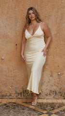 Ziah Maxi Dress - Yellow