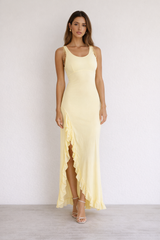 Lemon Solstice Maxi Dress